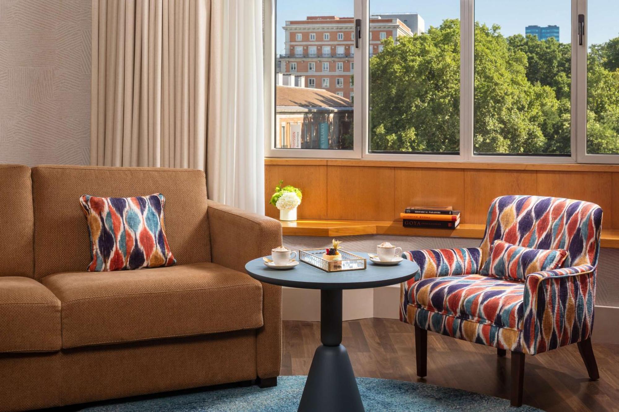 Nh Collection Madrid Paseo Del Prado Hotel Exterior foto A room at the hotel