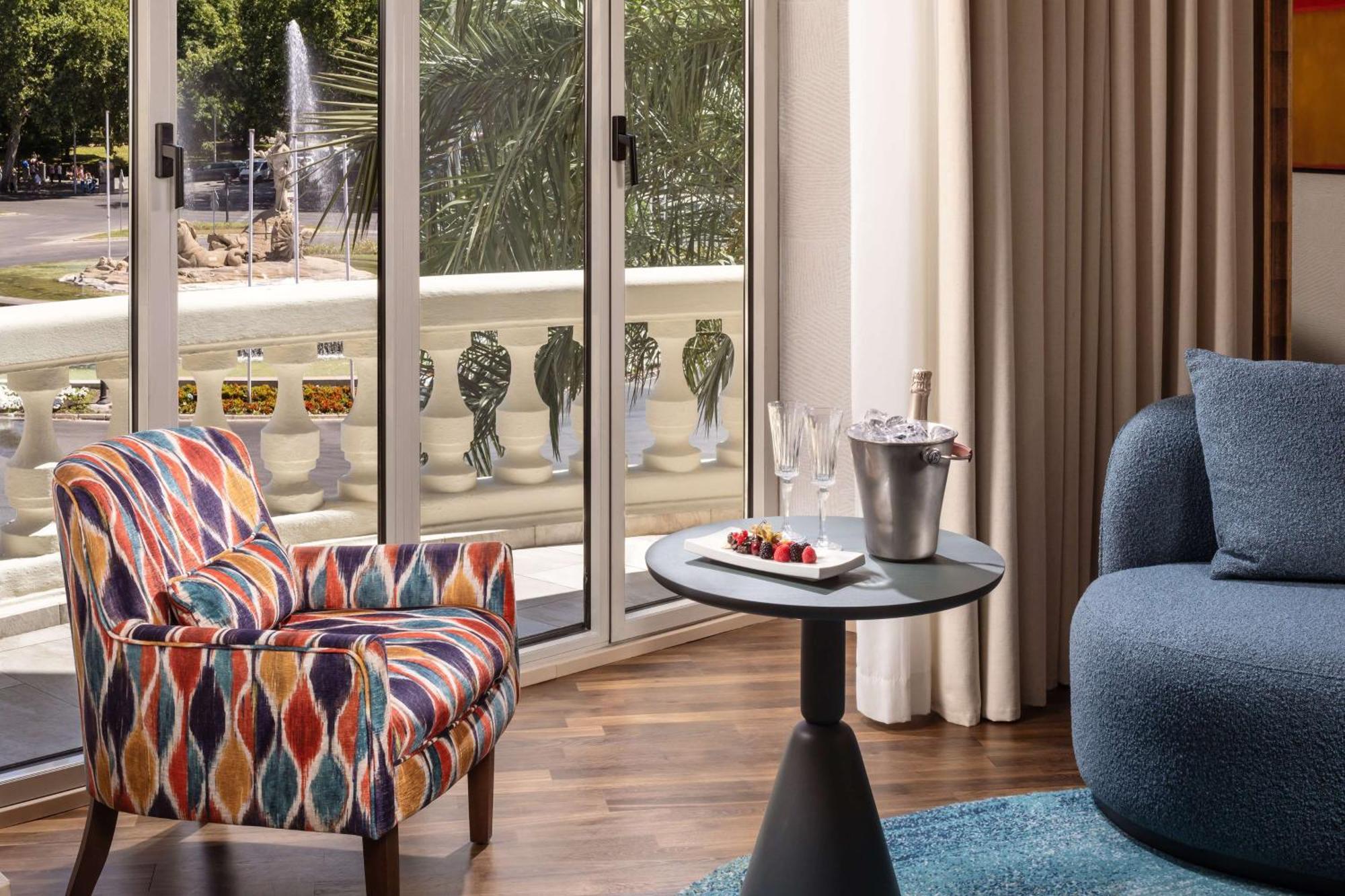 Nh Collection Madrid Paseo Del Prado Hotel Exterior foto A room at the hotel
