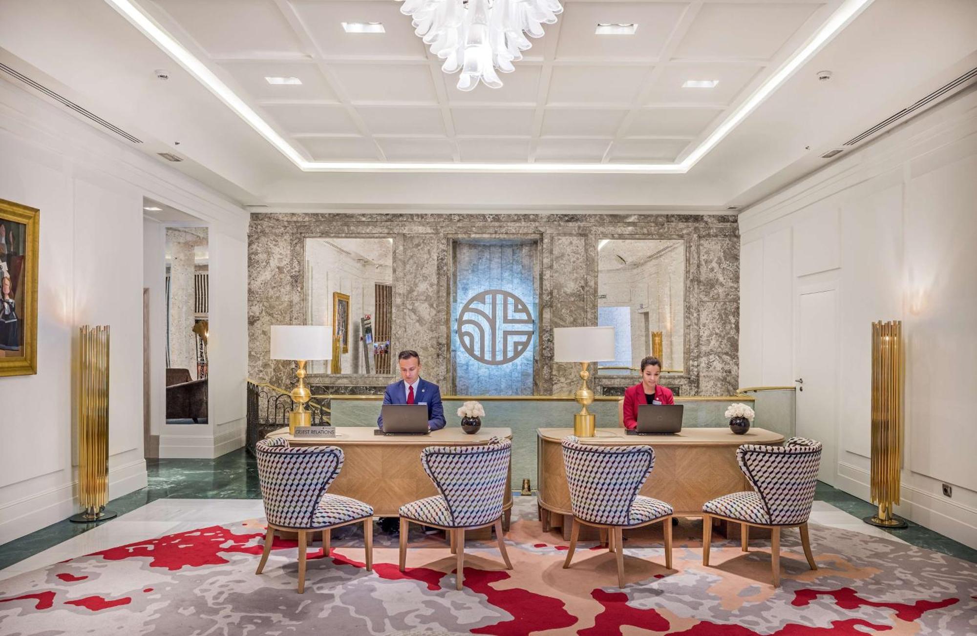 Nh Collection Madrid Paseo Del Prado Hotel Exterior foto The hotel's lobby