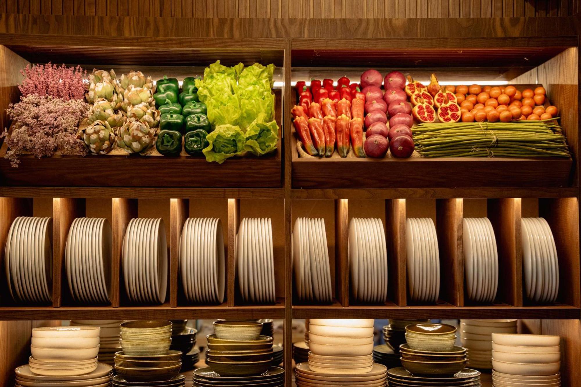 Nh Collection Madrid Paseo Del Prado Hotel Exterior foto A salad bar