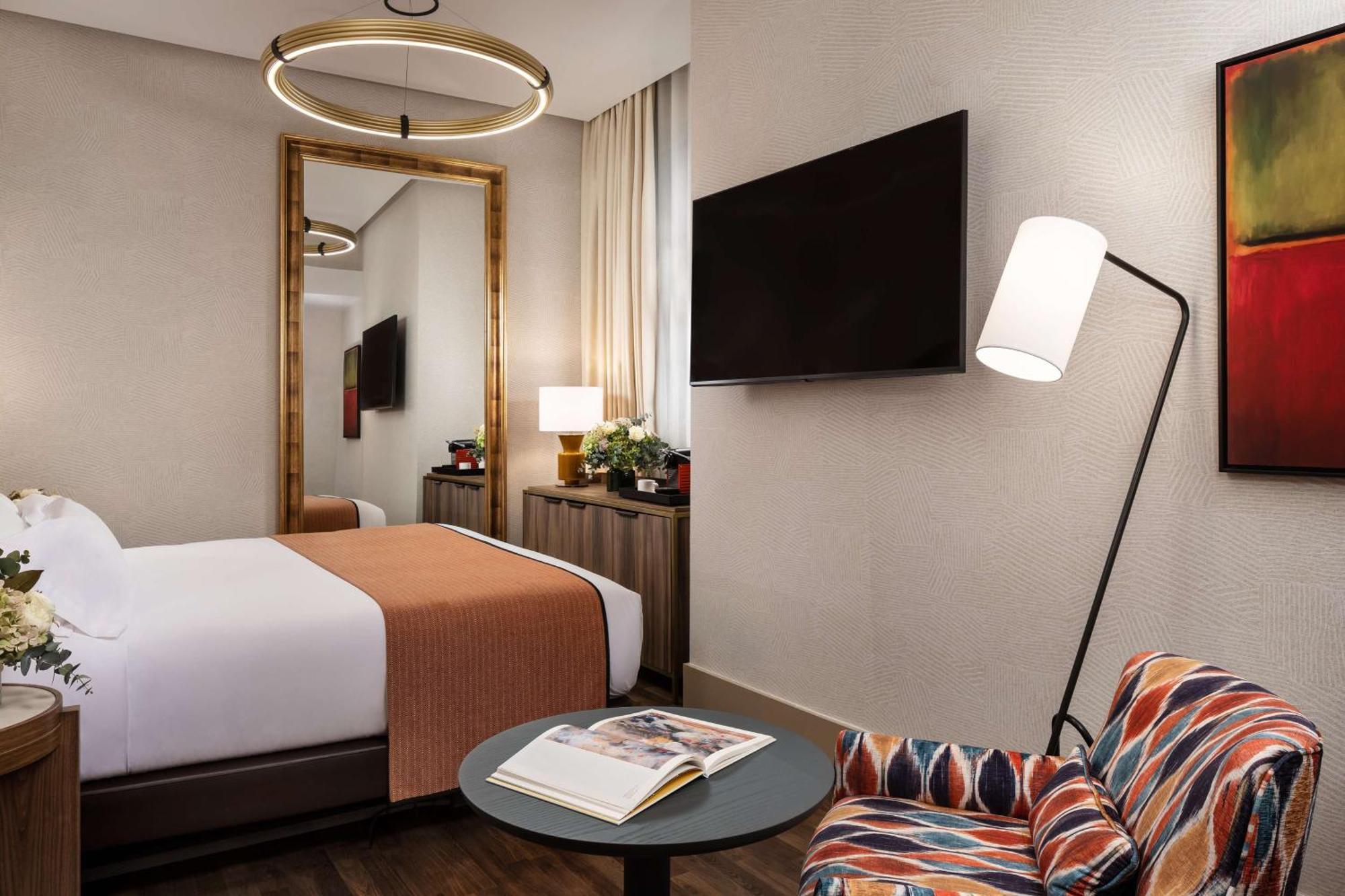 Nh Collection Madrid Paseo Del Prado Hotel Exterior foto Deluxe room